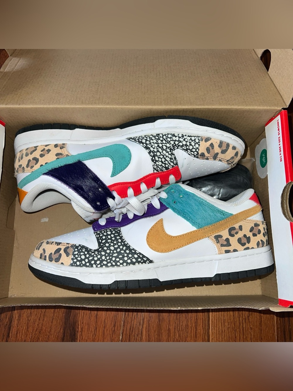 Nike WMNS Dunk Low SE 'Safari Mix' DN3866-100 Size 9.5